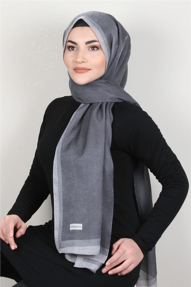 Elizya Simli Şal 4000-14 Füme