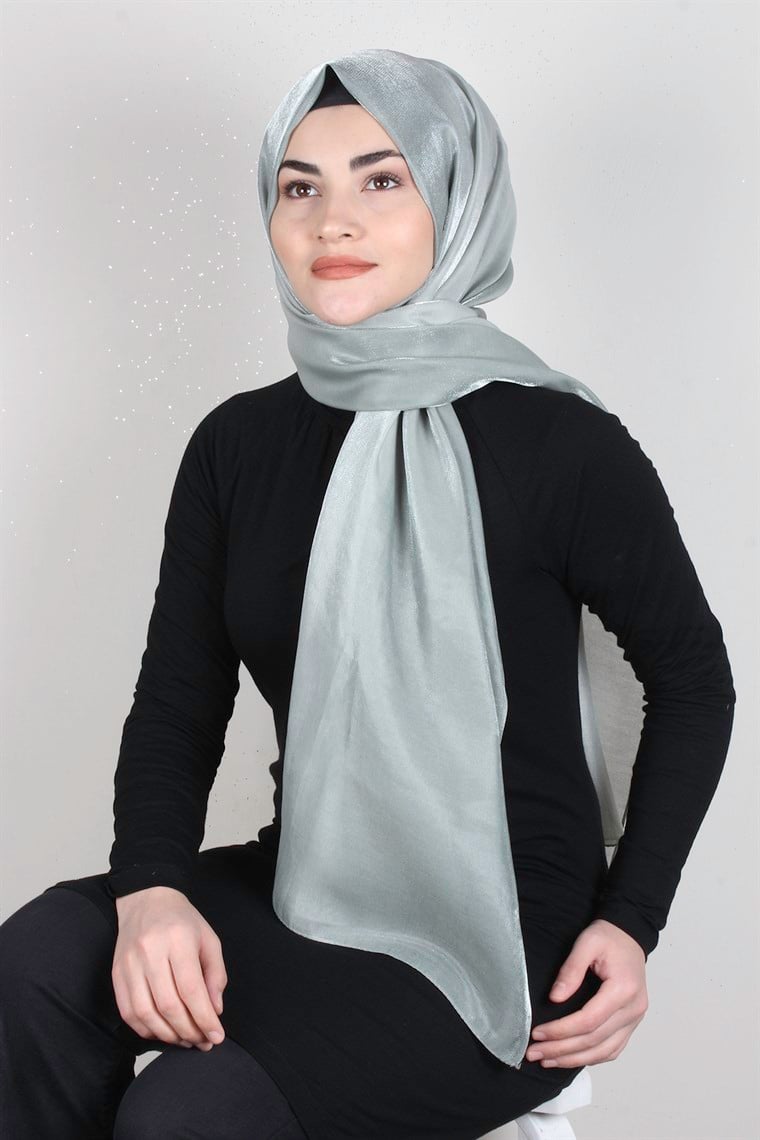Elizya Simli Şal 4000-24 Mint Yeşili