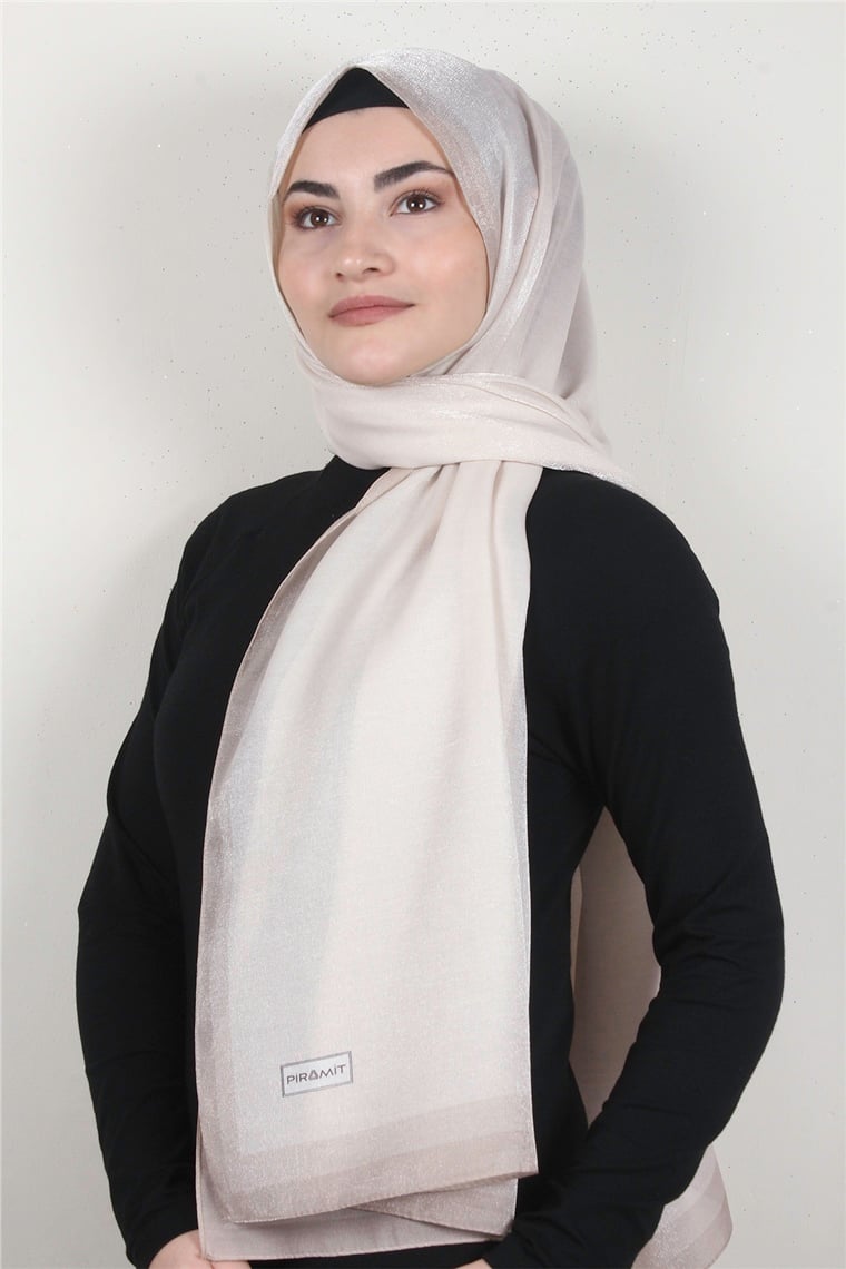 Elizya Simli Şal 4000-42 Bej