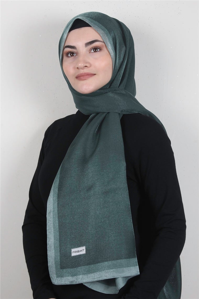 Elizya Simli Şal 4000-44 Zümrüt