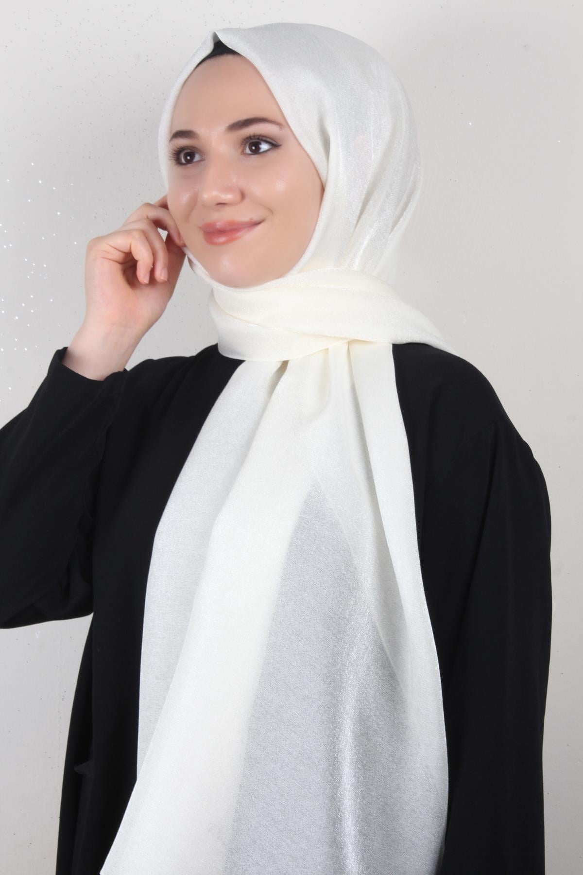 Elizya Simli Şal 4000-74 Krem