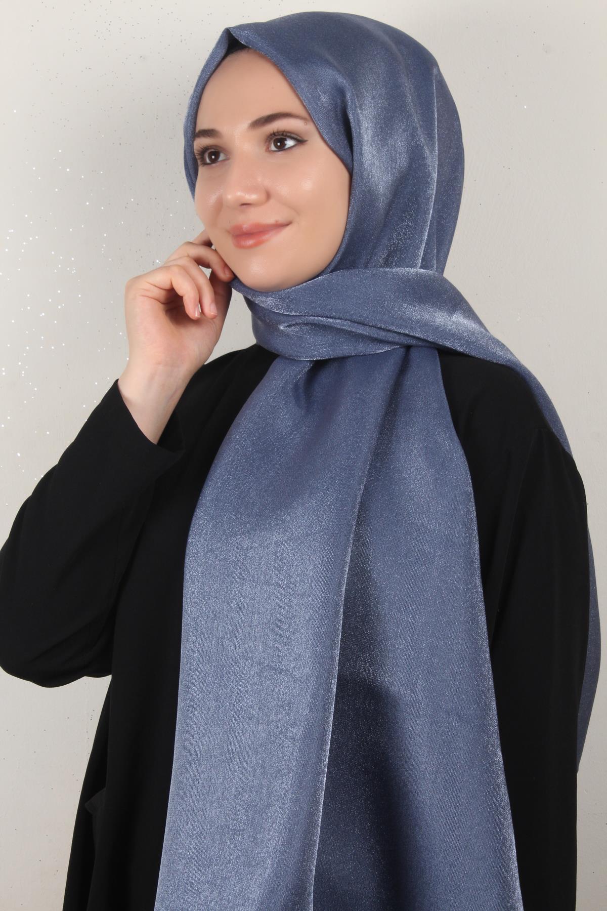 Elizya Simli Şal 4000-75 İndigo