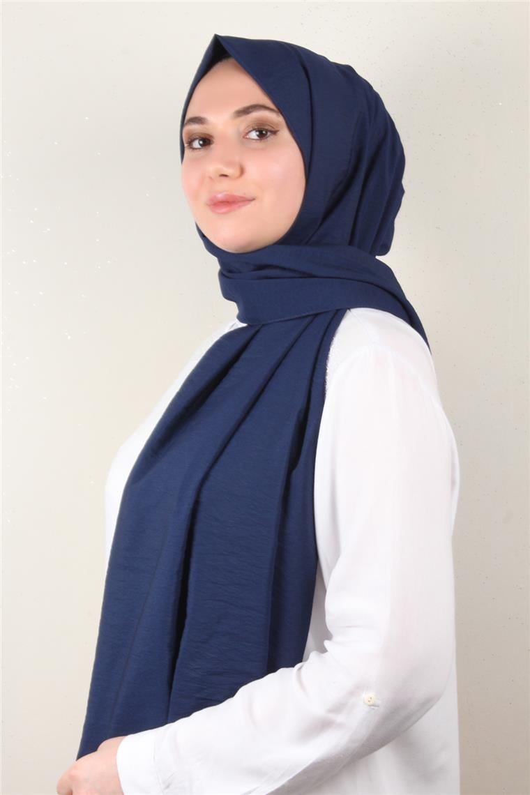 Eşarppark Yaz Serinliği Şal 2752-14 Lacivert