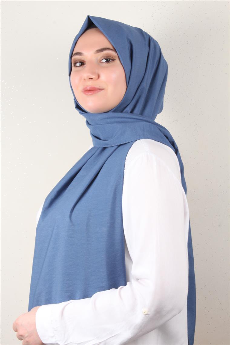 Eşarppark Yaz Serinliği Şal 2752-2 Kot Mavisi
