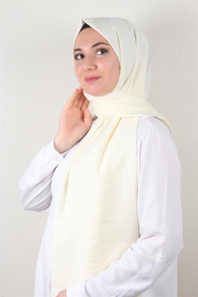 Eşarppark Yaz Serinliği Şal 2752-21 Ekru