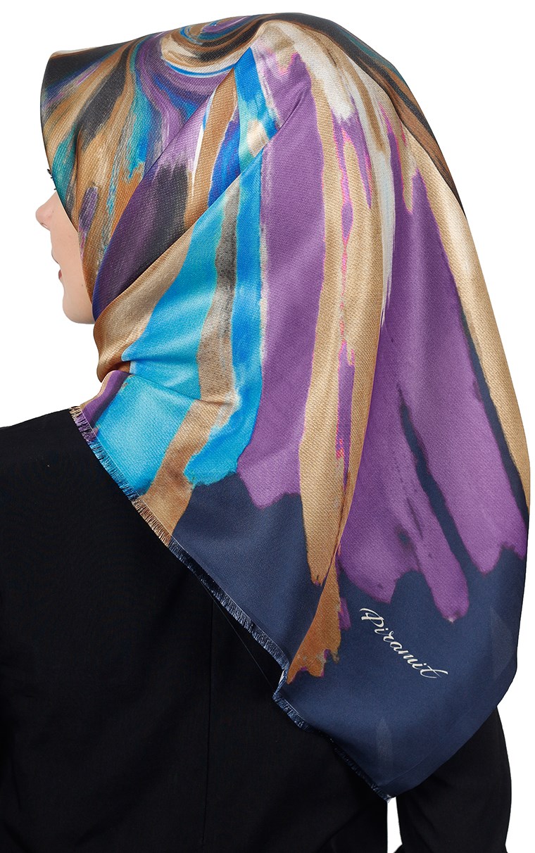 Piramit Tafta Dijital Eşarp 1913-6