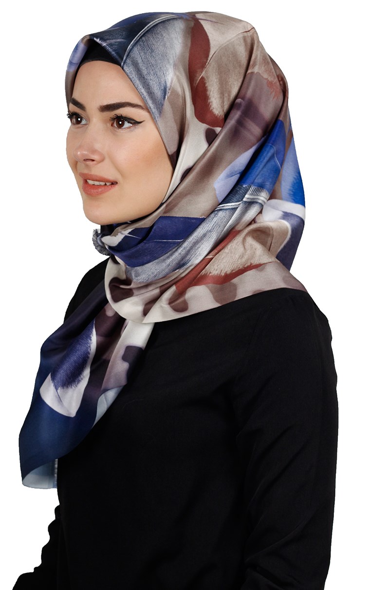 Piramit Tafta Dijital Eşarp 1911-2