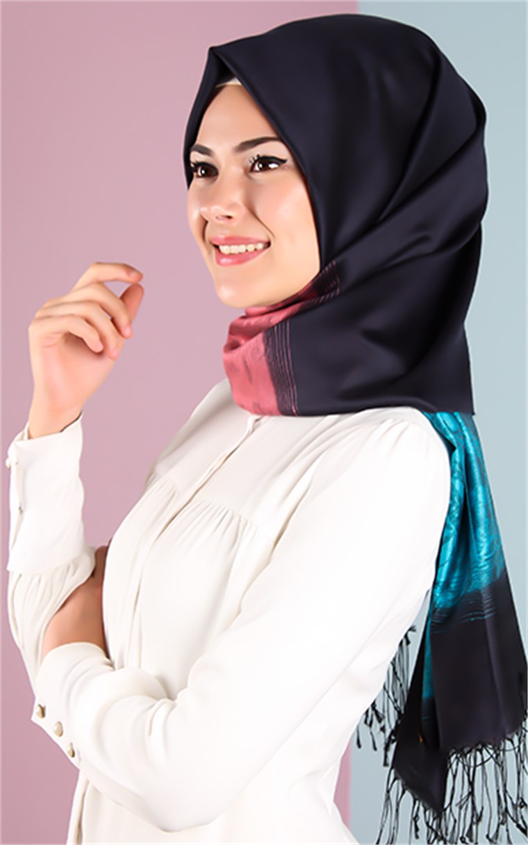 500-0015-26 ÇİFT YÖNLÜ İPEKSİ ŞAL