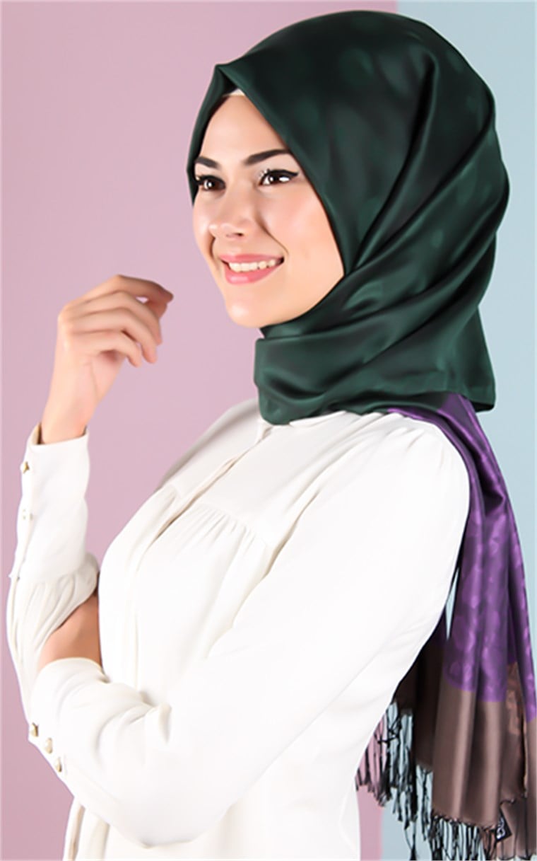 500-0015-04 ÇİFT YÖNLÜ İPEKSİ ŞAL