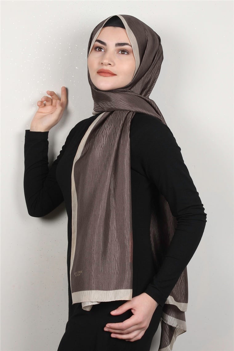 Fashion İpeksi Şal 2880-13 Kahverengi