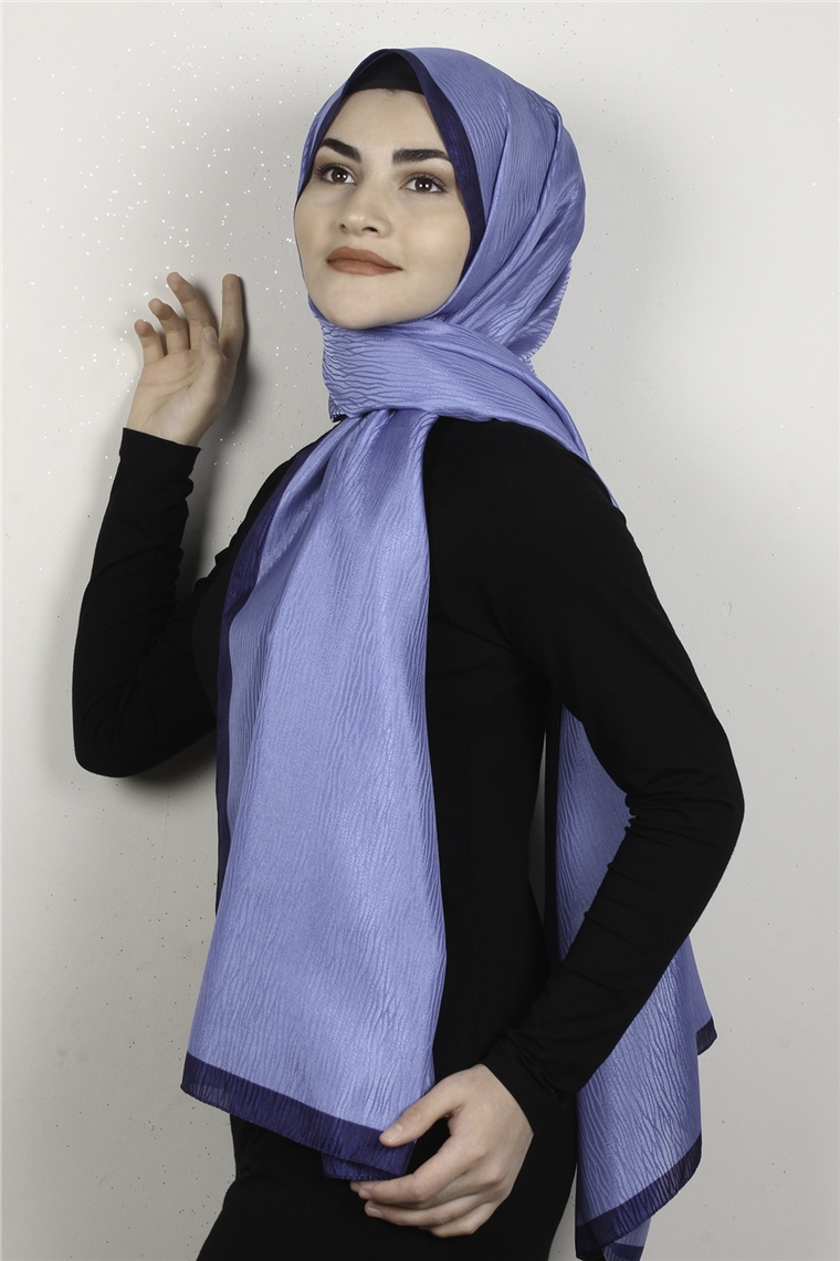 Fashion İpeksi Şal 2880-6 Mavi