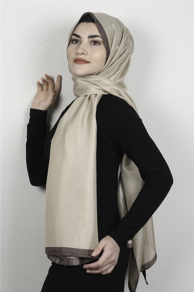 Fashion İpeksi Şal 2880-8 İncir Moru