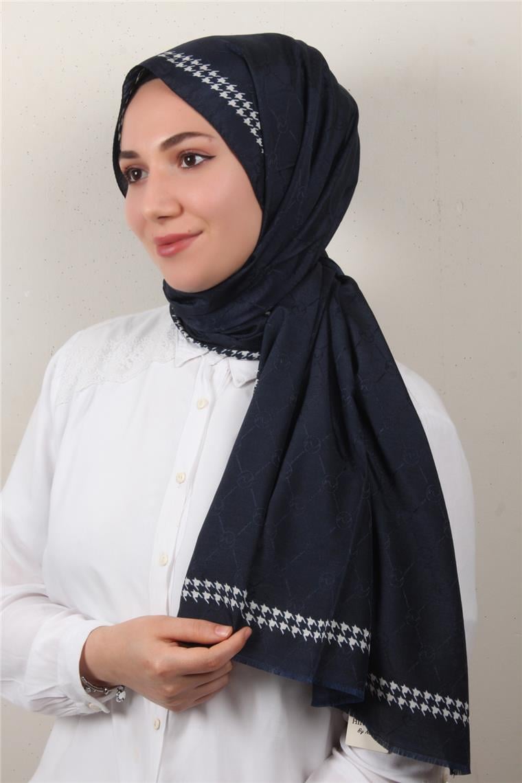 Fashion İpeksi Şal 2882-11 Lacivert 