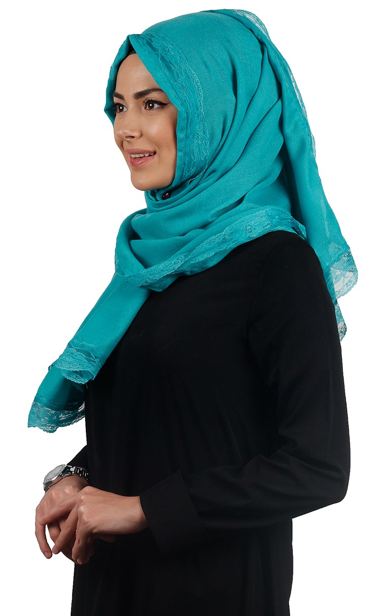 Dantelli Paşmina Şal 1243-27