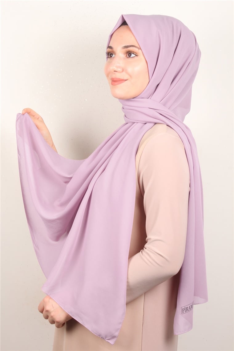 Fiesta Düz Krep Şal 2742-37 Pembe