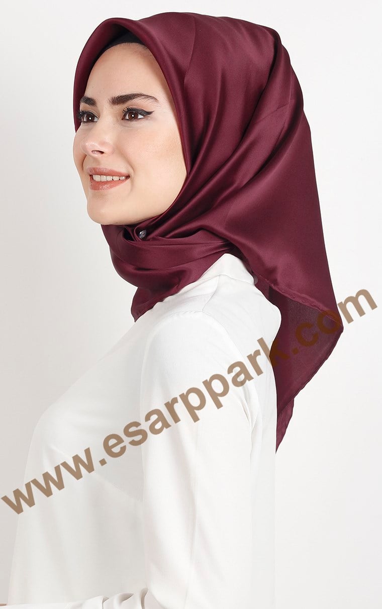 Fiesta Düz Renk İpek Eşarp 1600-11