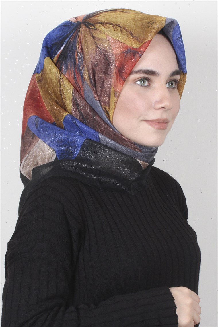 Fileli Coton Eşarp 1671-2