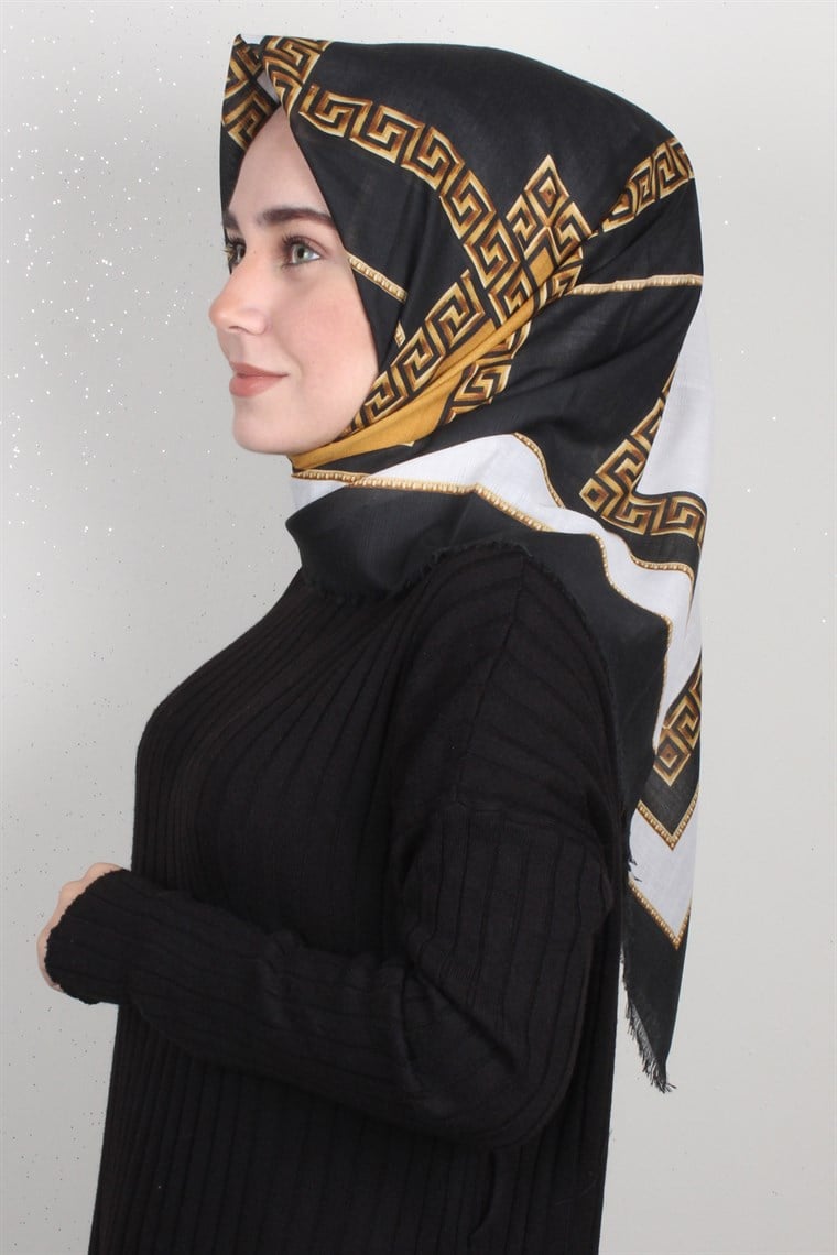 Fileli Coton Eşarp 1697-1