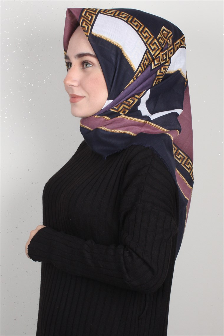 Fileli Coton Eşarp 1697-13