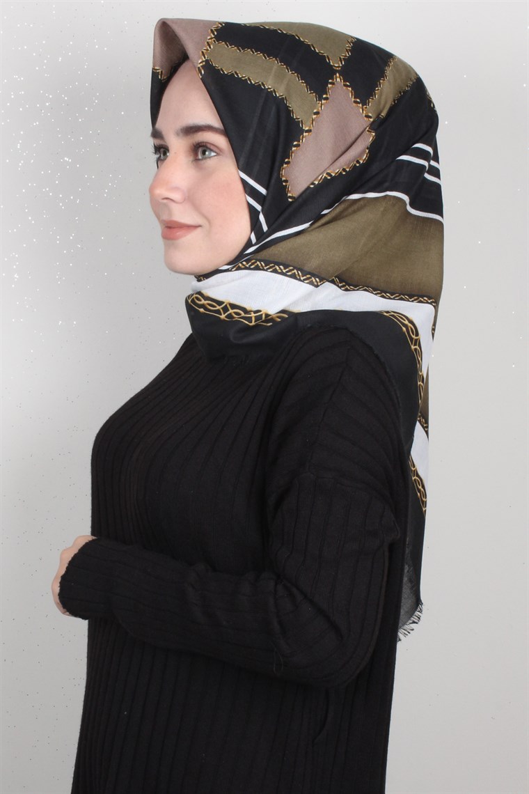 Fileli Coton Eşarp 1698-1