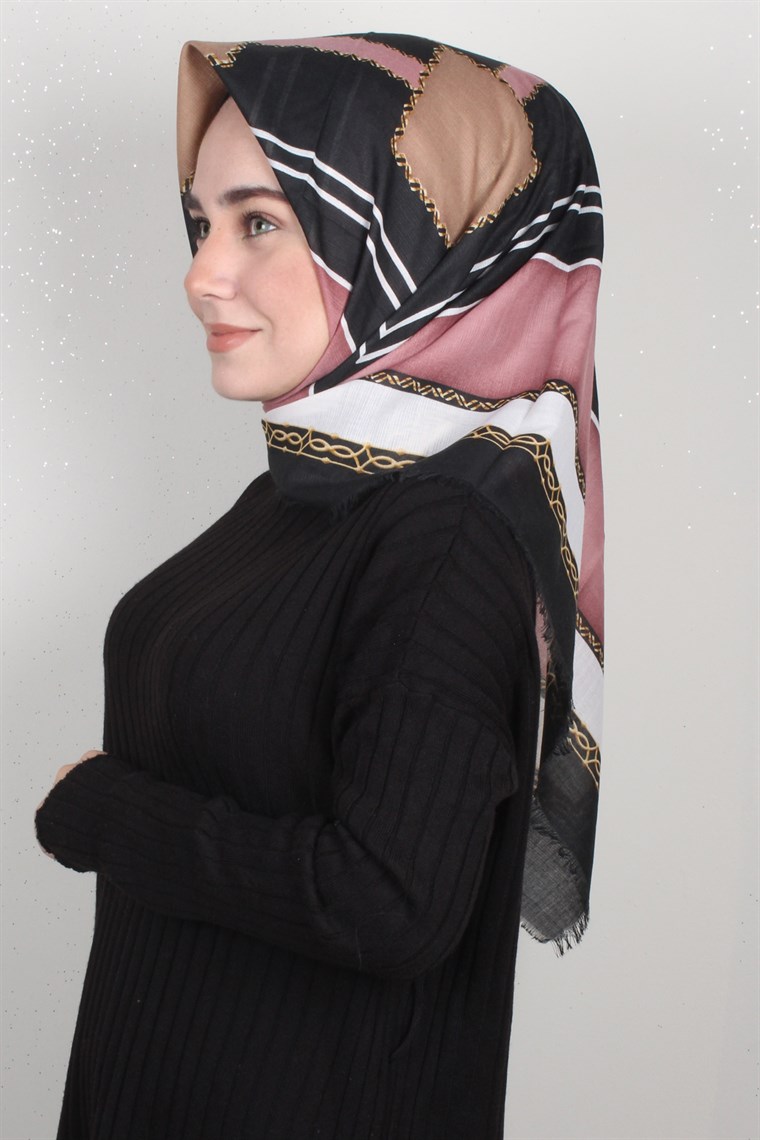 Fileli Coton Eşarp 1698-9