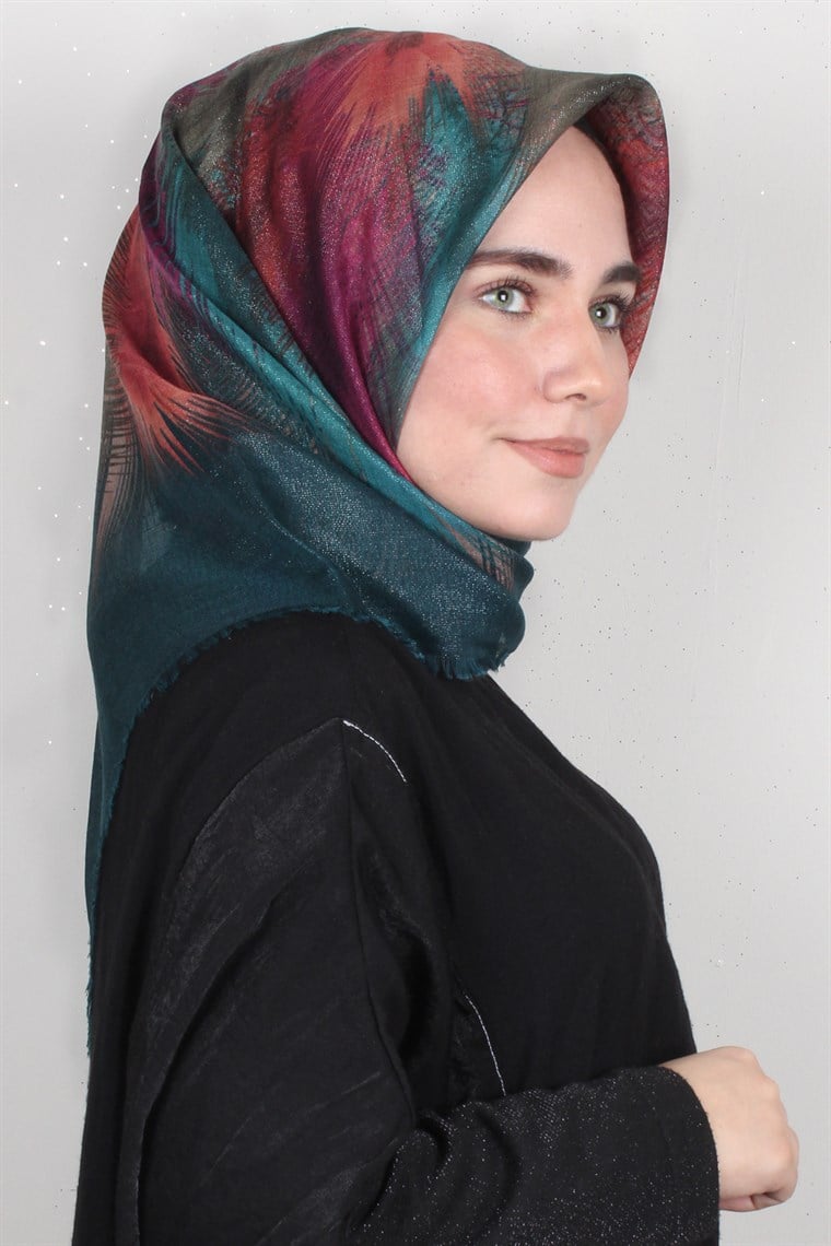 Fileli Coton Eşarp 1699-10