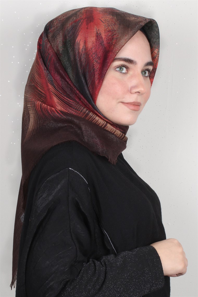 Fileli Coton Eşarp 1699-13