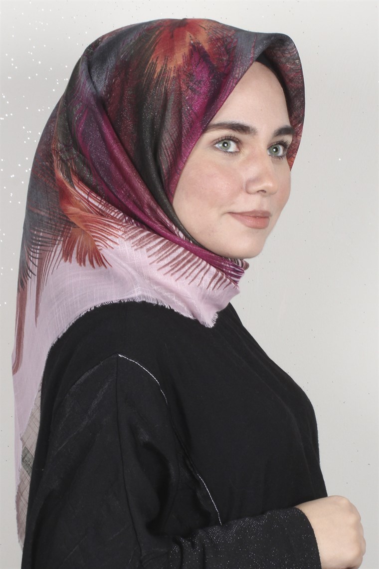 Fileli Coton Eşarp 1699-14