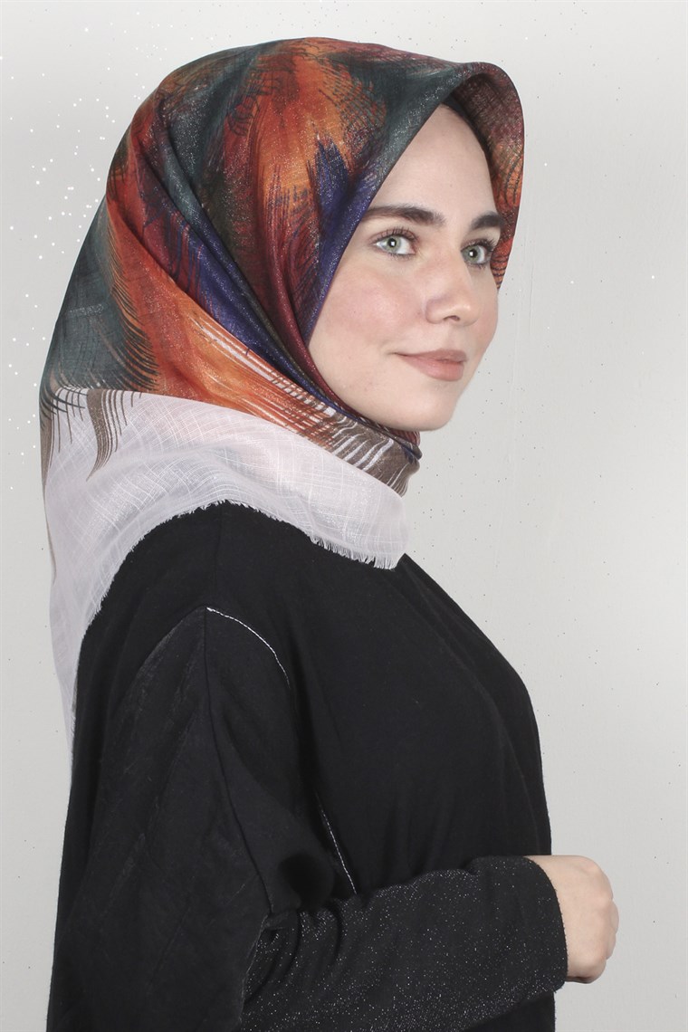 Fileli Coton Eşarp 1699-3