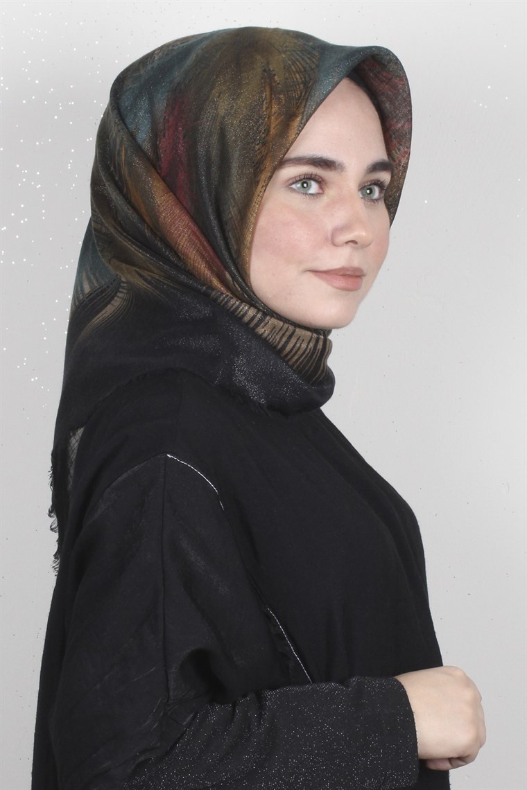 Fileli Coton Eşarp 1699-4