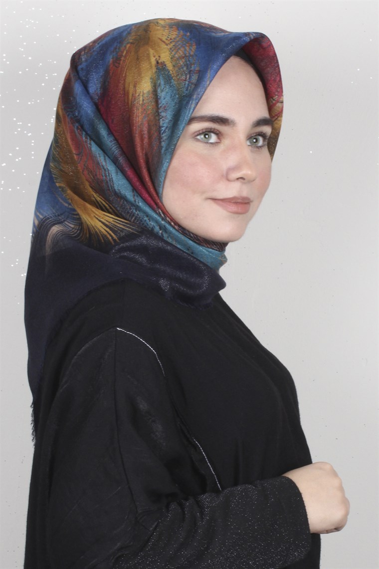 Fileli Coton Eşarp 1699-5