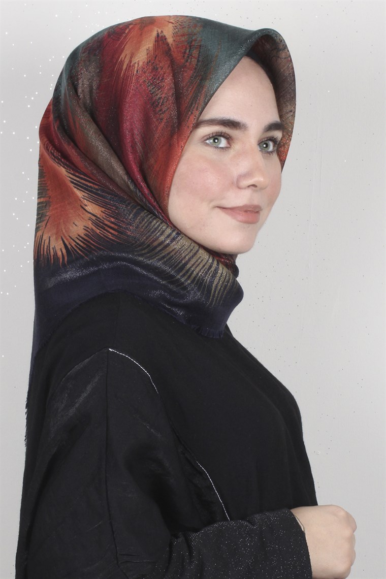 Fileli Coton Eşarp 1699-6