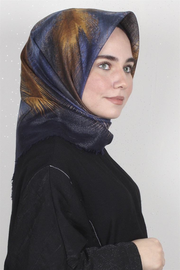 Fileli Coton Eşarp 1699-7