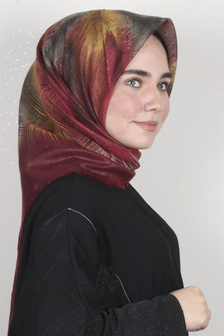 Fileli Coton Eşarp 1699-8