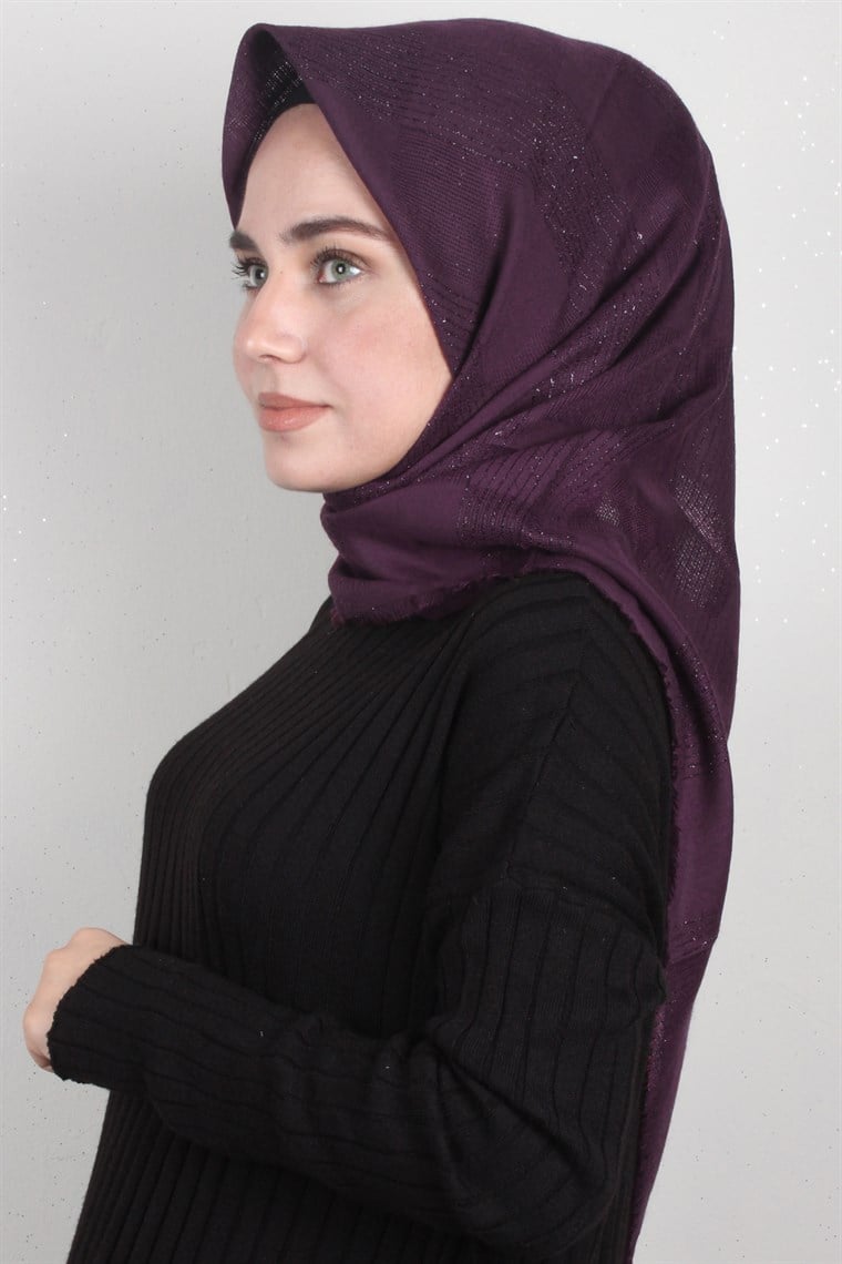 Fileli Coton Eşarp 1705-1