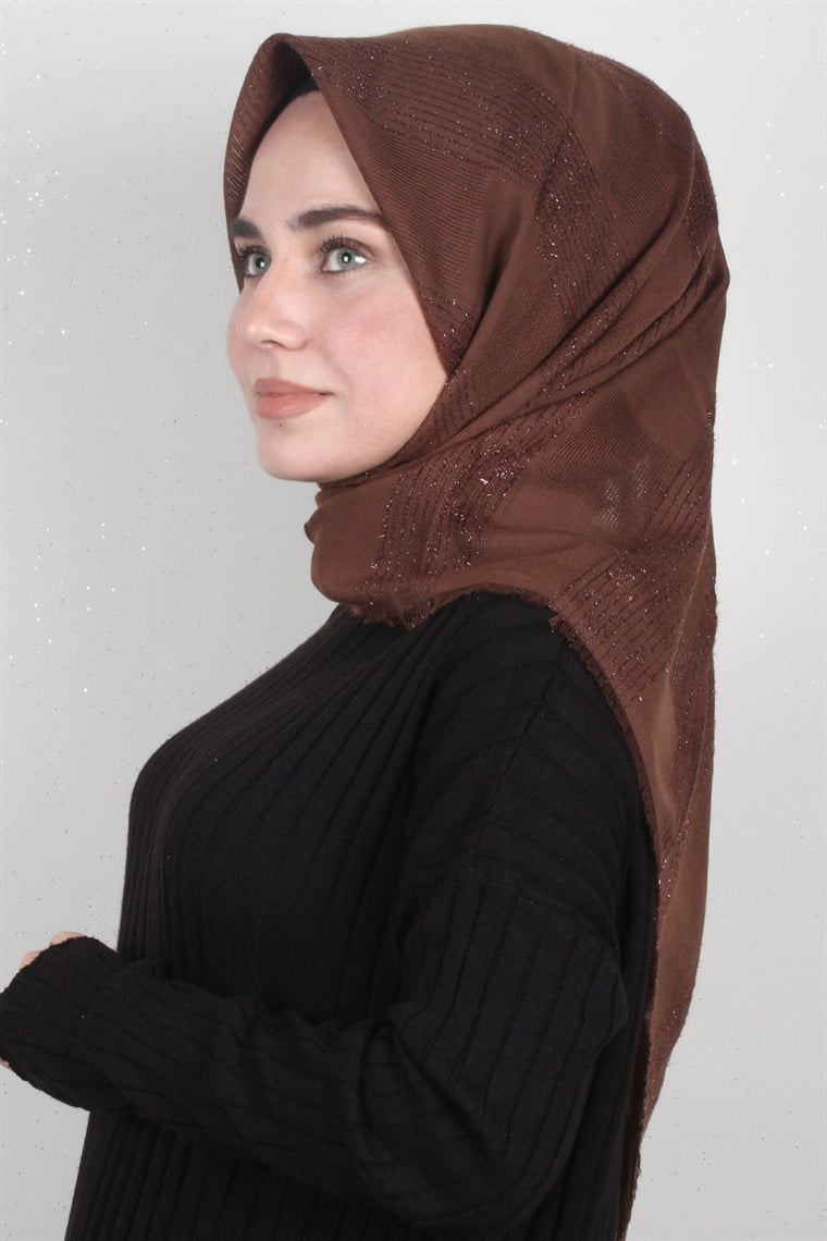 Fileli Coton Eşarp 1705-10