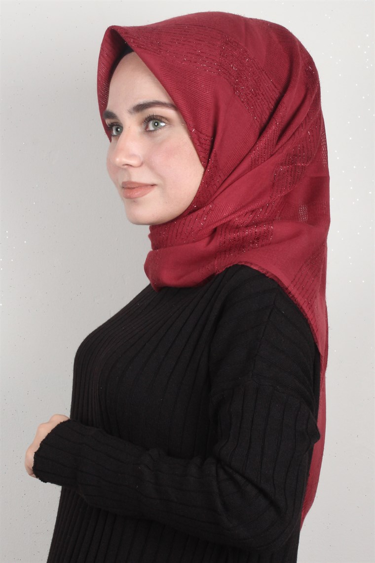 Fileli Coton Eşarp 1705-4