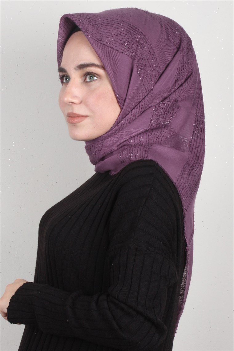 Fileli Coton Eşarp 1705-5