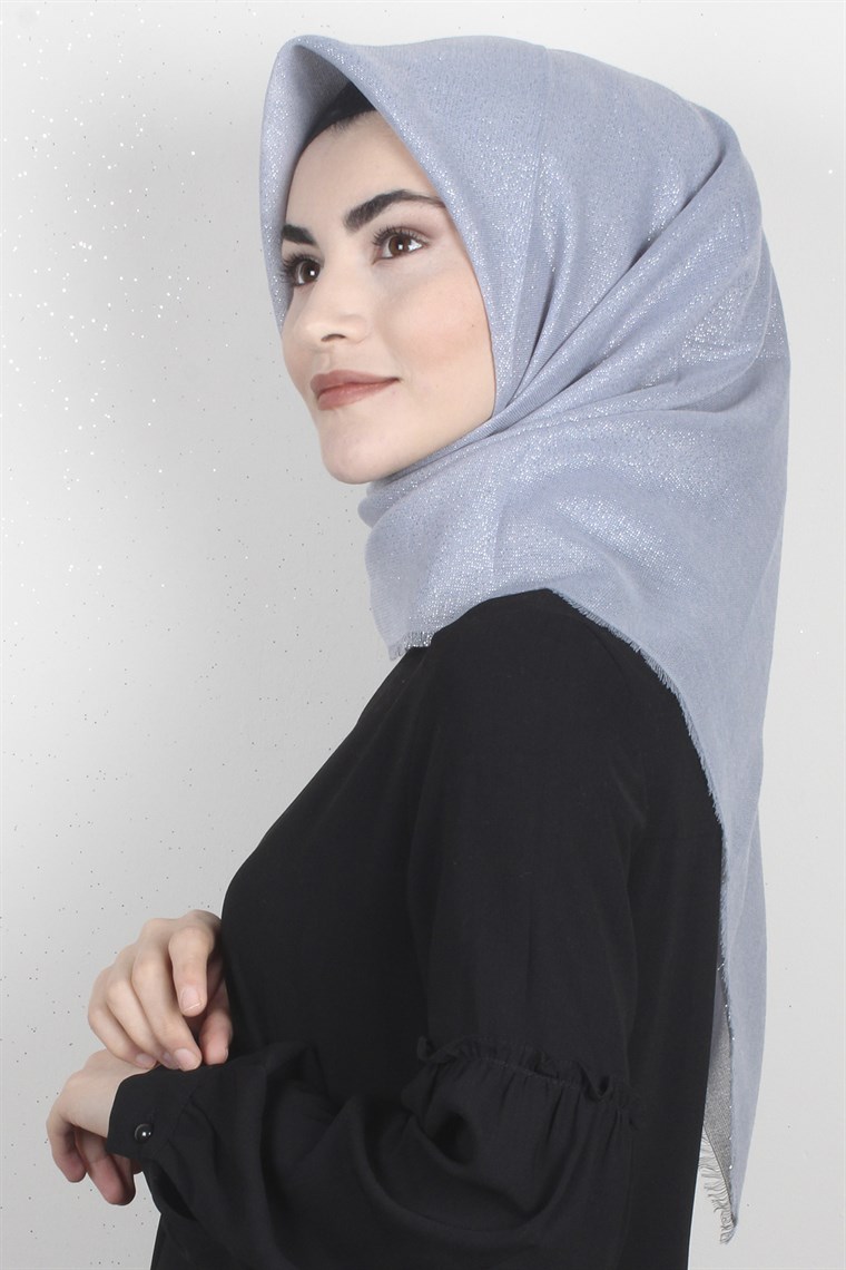 Fileli Coton Eşarp 1706-15