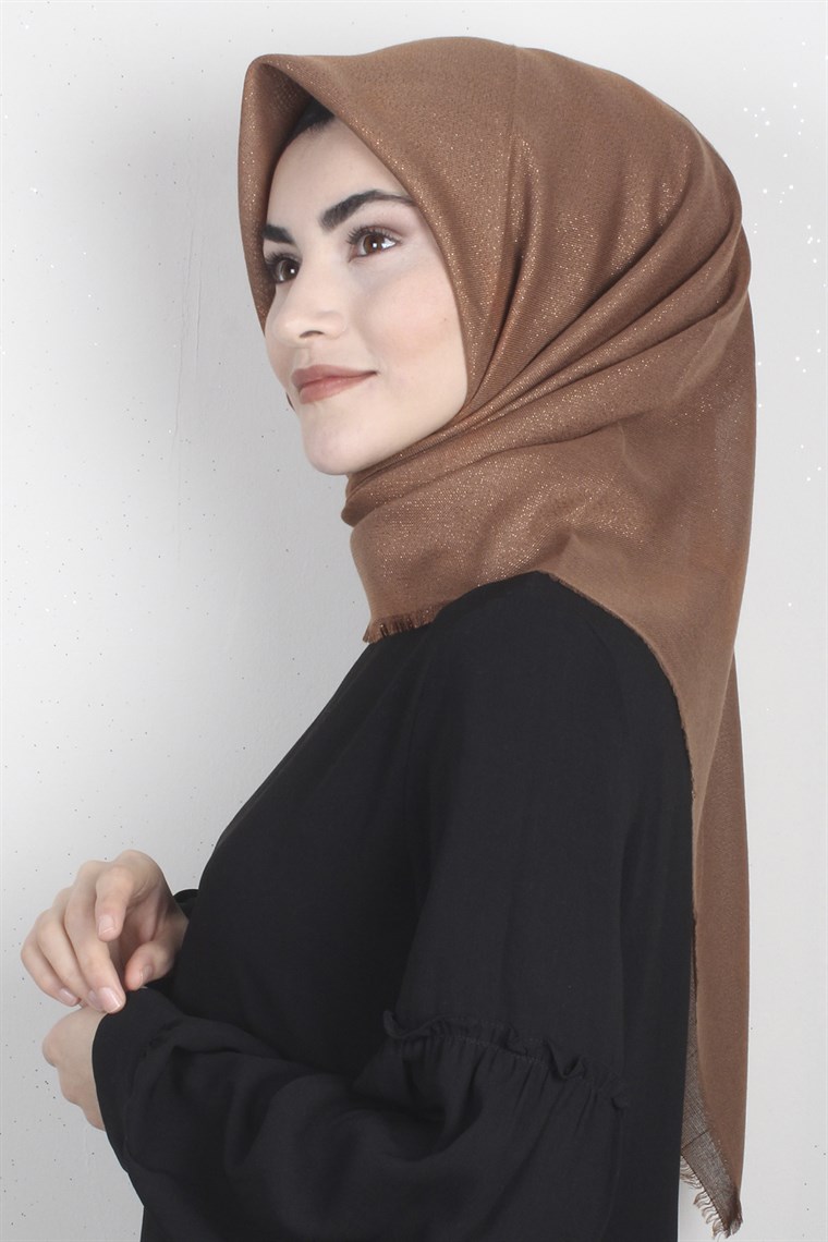 Fileli Coton Eşarp 1706-2