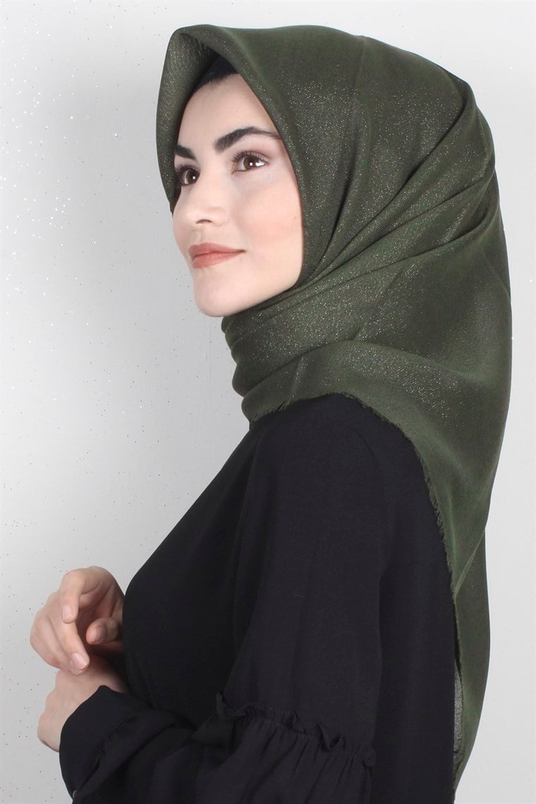 Fileli Coton Eşarp 1706-4