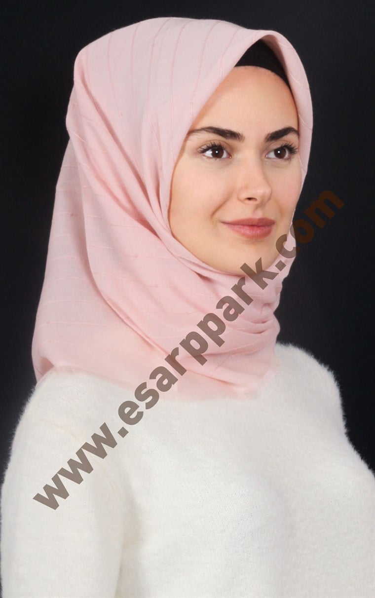 Fileli Coton Eşarp 1710-19