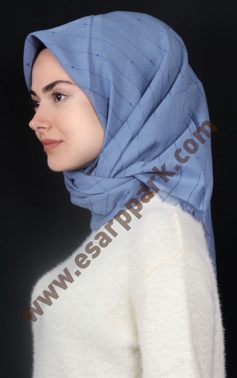 Fileli Coton Eşarp 1710-20