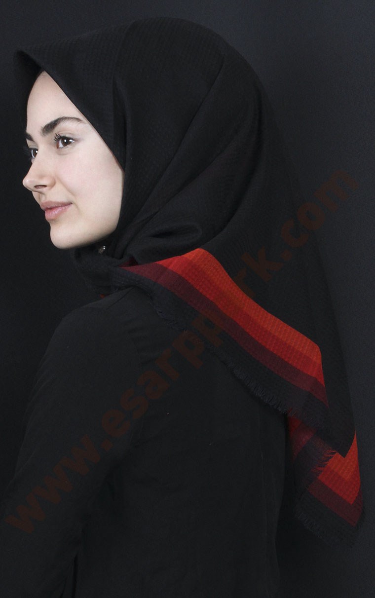 Fileli Coton Eşarp 1735-17