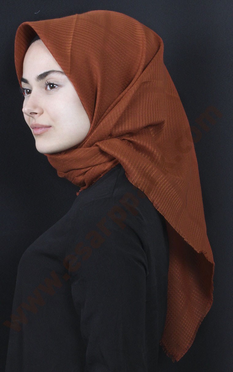 Fileli Coton Eşarp 1735-20