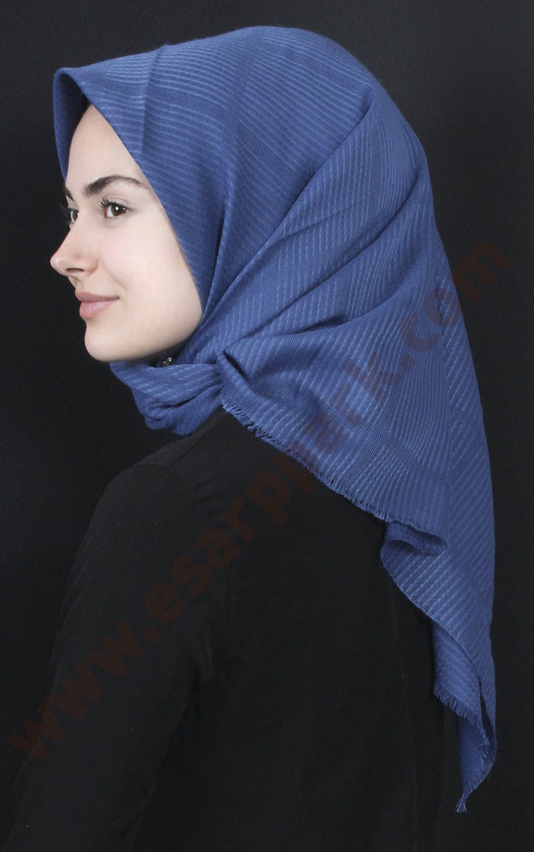 Fileli Coton Eşarp 1735-25