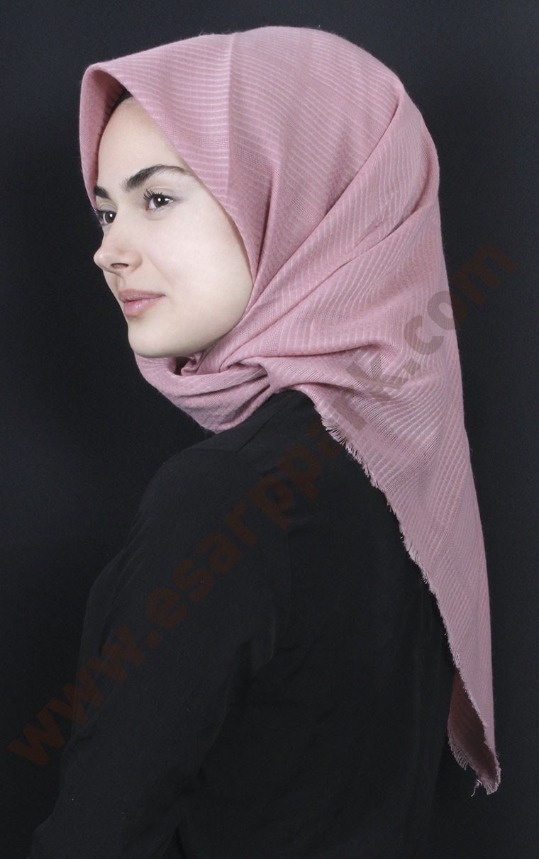 Fileli Coton Eşarp 1735-26