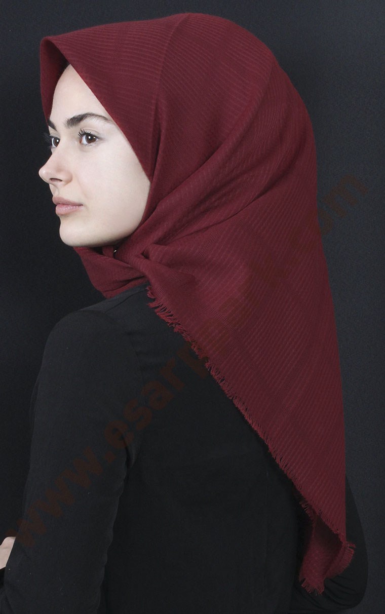 Fileli Coton Eşarp 1735-29