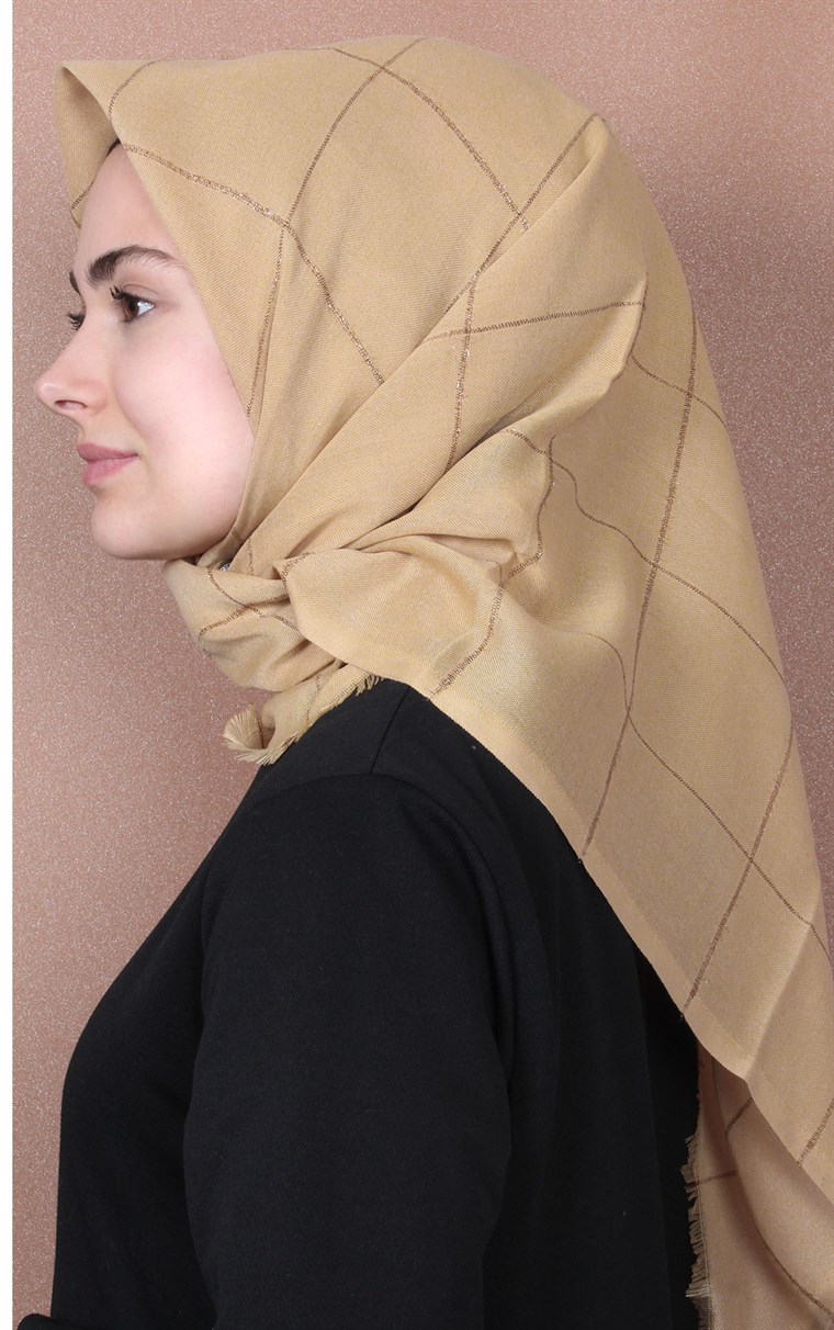 Fileli Coton Eşarp 1736-7