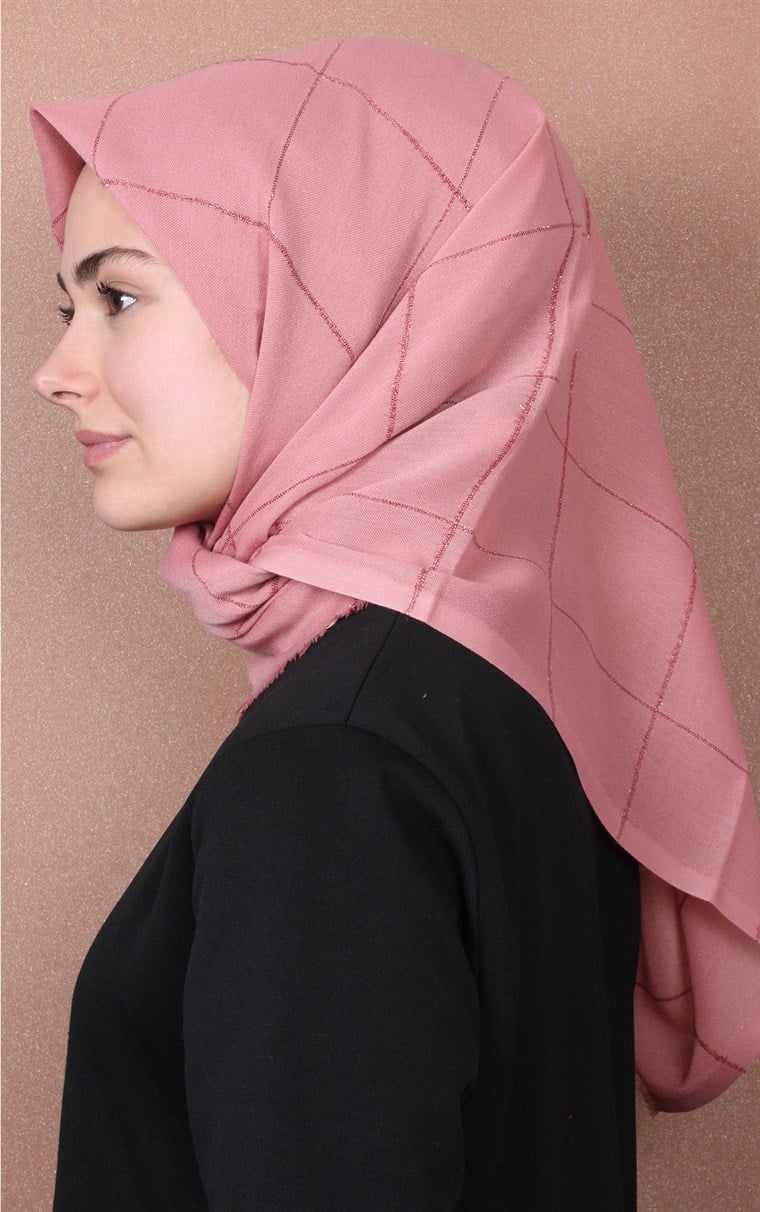 Fileli Coton Eşarp 1736-8